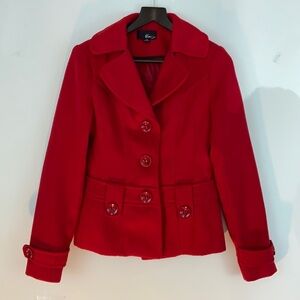 Xai Women’s Red Double breasted coat size S/P